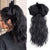 12inch Claw Clip Ponytail Hair Extensions Curly hair Natural bow Tail False Hair