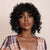 African Short Curly Hair Small Curly Hair Bangs Wig For Daily Use