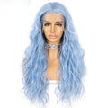 Ins Hpt Long Curly Hair Water Ripple Lace Front Female Wigs Suitable For Party Use