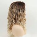 Wigyy Gradient Blonde Curly  Wave For Women Wig