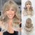 Ins Hot Women's long curly hair long hair big waves with bangs suitable for parties