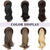 Top Long Straight Ponytail Hair Wrap Around Ponytail Clip-on Hair Extensions Natural Black Hairpiece ponytail