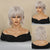 Ins Hot Women's Short Hair Slightly Curly Bangs Wig For Daily Use