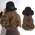 Ins Hot Fisherman's Cap Wig Long Curly Hair Big Waves For Daily Use