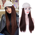 Wigyy White Cap with 24inches Hair Cap Wigs