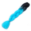 24 Inch Single Ombre Color Glowing Twist Jumbo Braiding Synthetic Hair Extension