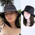 Black Bucket Cap Short Straight Hair Wig Suitable For Daily Party Use