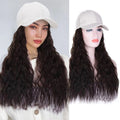Wigyy White Cap with 24inches Wave Hair Cap Wigs