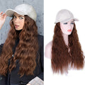 Wigyy White Cap with 24inches Wave Hair Cap Wigs