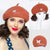 Wigyy Orange Beret Wavy Short Curly Wig For Daily Use