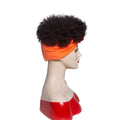 Hot Sexy Kinky Curly Wigs with Orange Headband