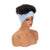Hot Sexy Kinky Wig with Blue Headband
