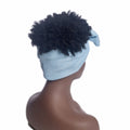 Hot Sexy Kinky Wig with Blue Bowtie Headband