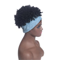 Hot Sexy Kinky Curly Wig with Blue Headband