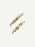 Let's Link Up Gold Chain Hair Clips