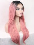 Honey Peach Synthetic Lace Front Wig