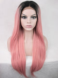 Honey Peach Synthetic Lace Front Wig