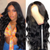 150% Density Body Wave Lace Frontal Human Hair Wigs