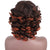 Fashion Girl High Temperature Fiber Short Curly Black Mixed Brown Wigs