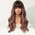 Wave Volume Fashion Bangs Fluffy Natural Big Wave Wig Suitable For Party Use