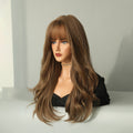 Ins Hot Air Bangs Natural Fluffy Long Curly Hair Big Waves For Daily Use