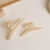 Wigyy Solid Big Hair Claws Elegant  Pearls Hair Clips Hairpins
