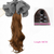 Claw Clip Ponytail Hair Extensions long Straight hair Natural bow Tail False Hair
