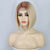 Ombre Blonde  Lace Wigs Short Straight Lace Front Wig for Women