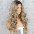 Women's Medium Parted Medium Length Hair With Big Wavy Curls For Everyday Use