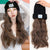 Long Curly Hair Knitted Hat Wig