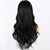 Women's Long Curly Hair In The Middle Part Of The Big Wave Of Gray And Gold Mixed Color Pick Dye Wig