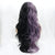Half Purple Black Lace Front Wigs