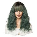 Ins Hot Long Curly Hair Bangs Wool Roll Bob Wig Suitable For Party Use