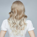 Ins Hot Long Curly Hair Big Wave Pick Dye With Bangs Heat-Resistant Wig