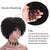 Wigyy Ins Hot Black African Small Curly Bangs Wig Suitable For Everyday Use