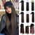 Baseball Cap Adjustable Long Straight Hair a Variety Of Colors For Daily Use