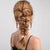 Wigyy 4PCS Hair Ties Black Elastic Hair Scrunchies Pearl Hair Bands Crystal Hair Ropes Hair Accessories