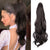 Top Long Wavy Ponytail Extensions Claw Clip in Ponytail