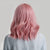 Hot Pink Short Natural Wave Wigs