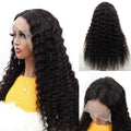 Deep Wave Lace Front  Human Hair Wigs