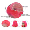 Peruvian Pink Lace Front Human Hair Wigs