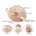 Straight Honey Blonde Lace Front Human Hair Wigs