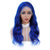 Blue Body Wave Lace Front Human Hair Wigs