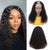 Water Wave U Part Lace Front Human Hair Wigs