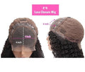 45CM Mongolian Loose Deep Wave Lace Front Human Hair Wigs