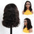 40CM Indian Body Wave Short Bob Lace Front Human Hair Wigs
