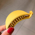 New Cute Candy Colors Banana Shape Hair Claws