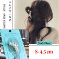 14 Styles Big Pearls Hair Clip Claws Oversize Small Makeup Thick Hair Accessories for Women Korean Black White Barrette 2022 New